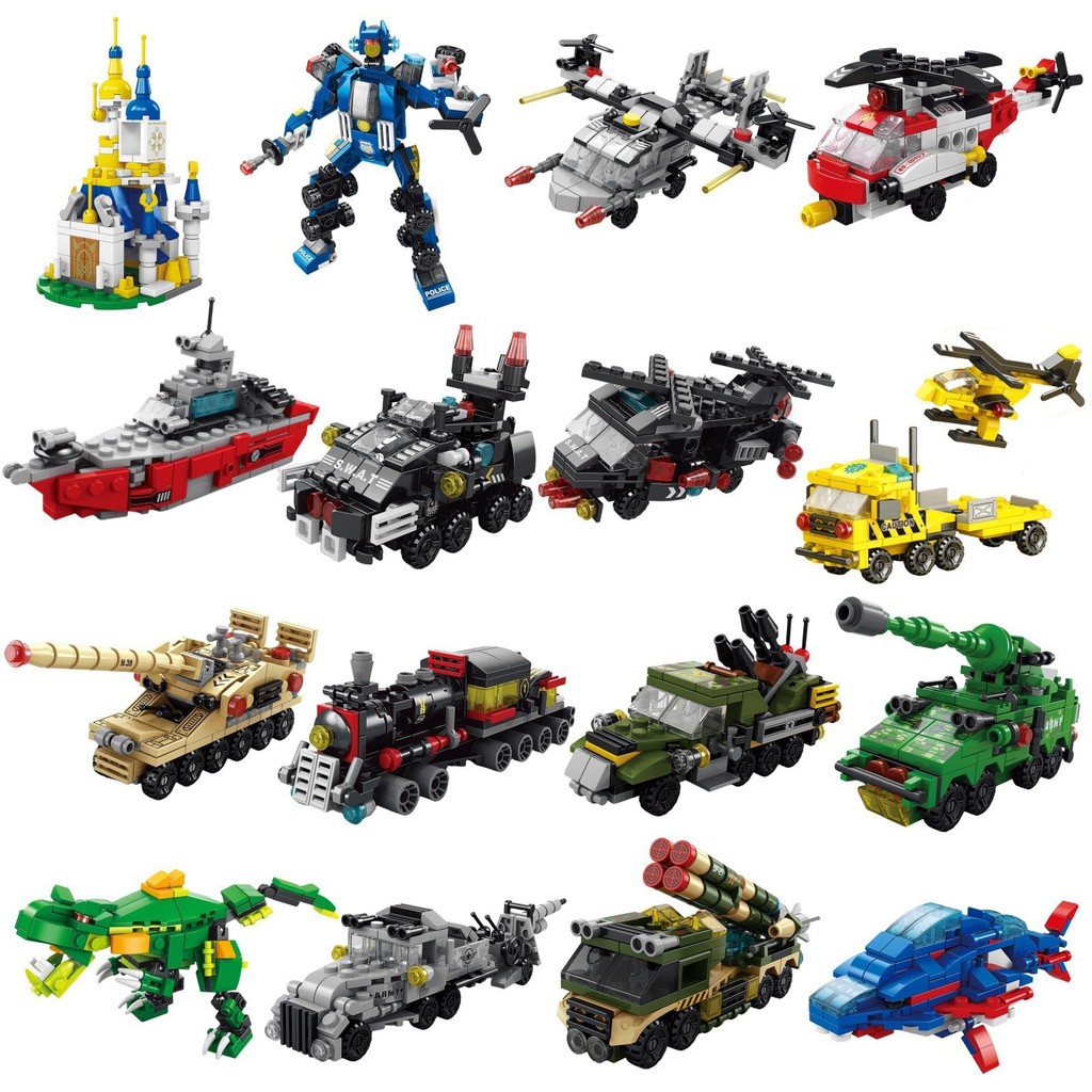 6 IN 1 City Engineering Car Po - Lego Set City ulasan dan harga