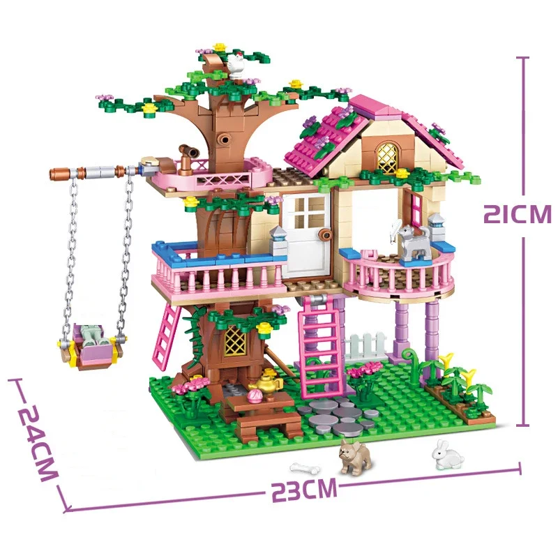 Friends City Tree House Summer - Lego Set City ulasan dan harga