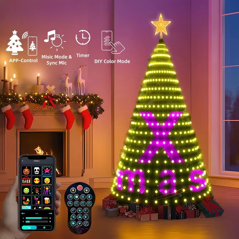 400LEDs Smart Christmas Tree L - Star Tree Topper ulasan dan harga