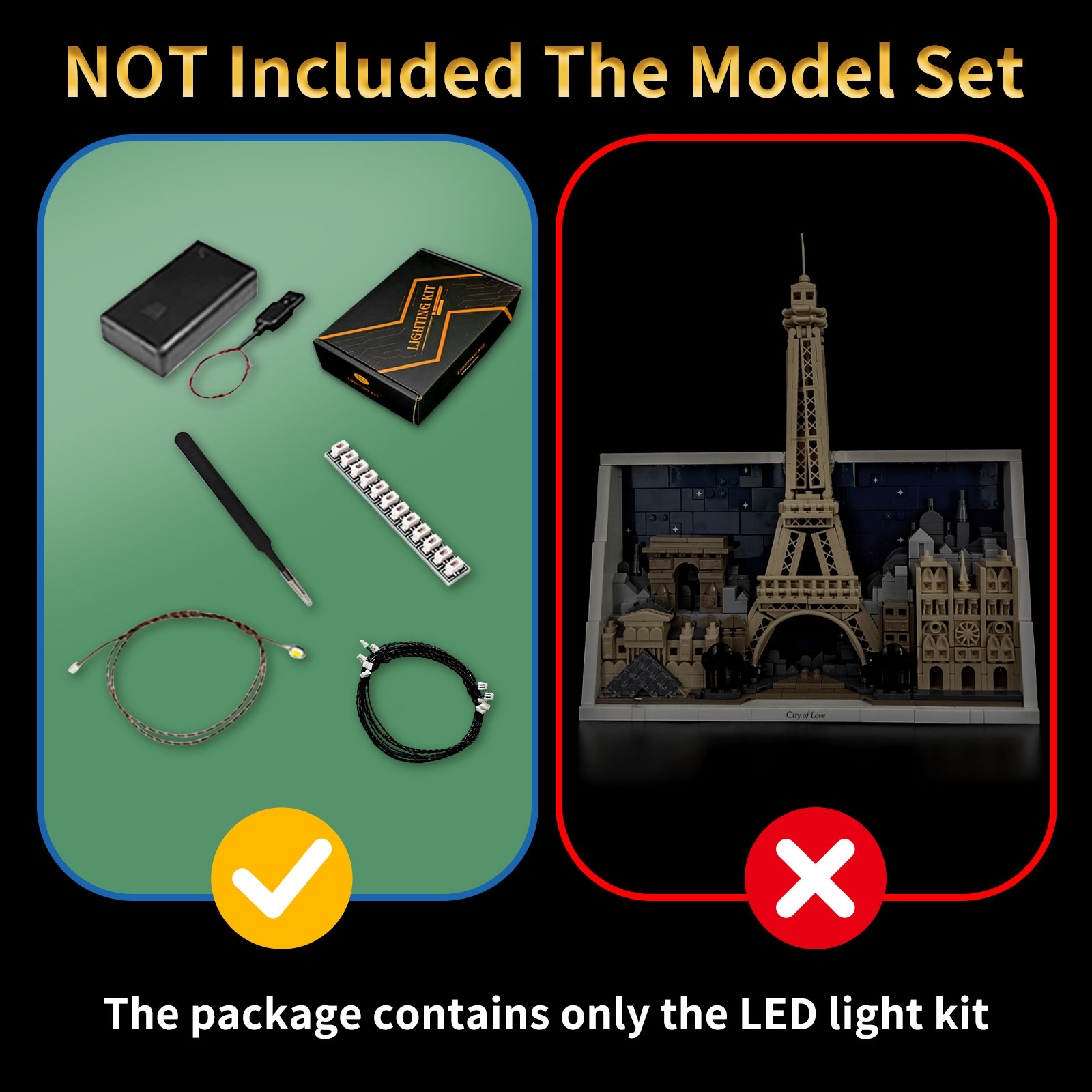 LYBMTWF LED Lighting Kit Compa - Lego Set City ulasan dan harga