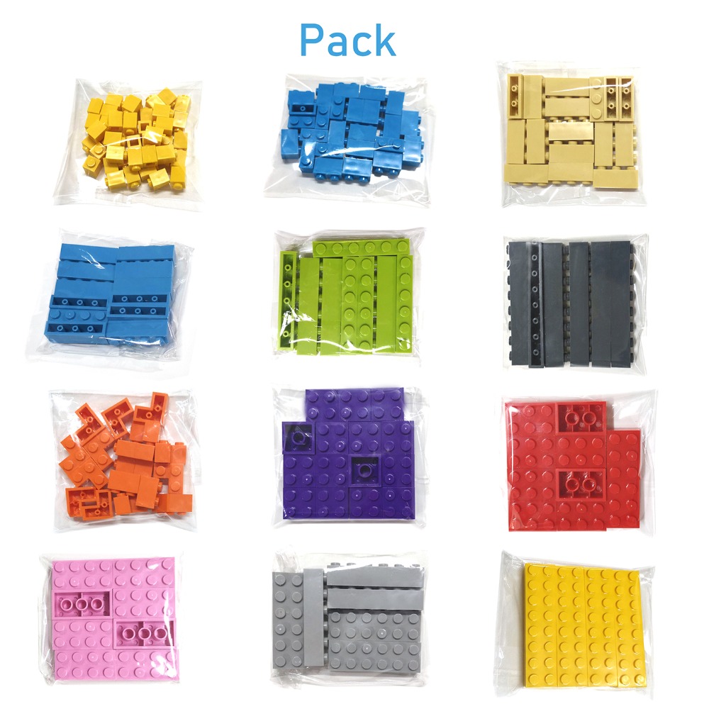 200pcs 2x4 Dot DIY Building Bl - Lego Set City ulasan dan harga