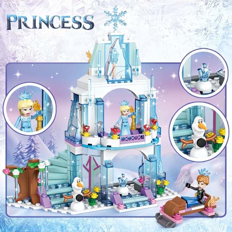 Elsa Ice Castle Building Block - Lego Set Technic ulasan dan harga