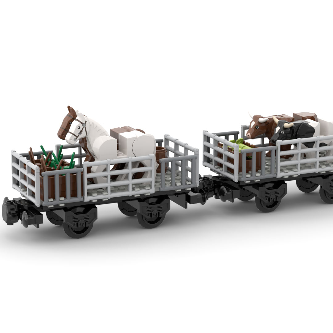 MOC Train Animal Transport Veh - Lego Set Creator ulasan dan harga