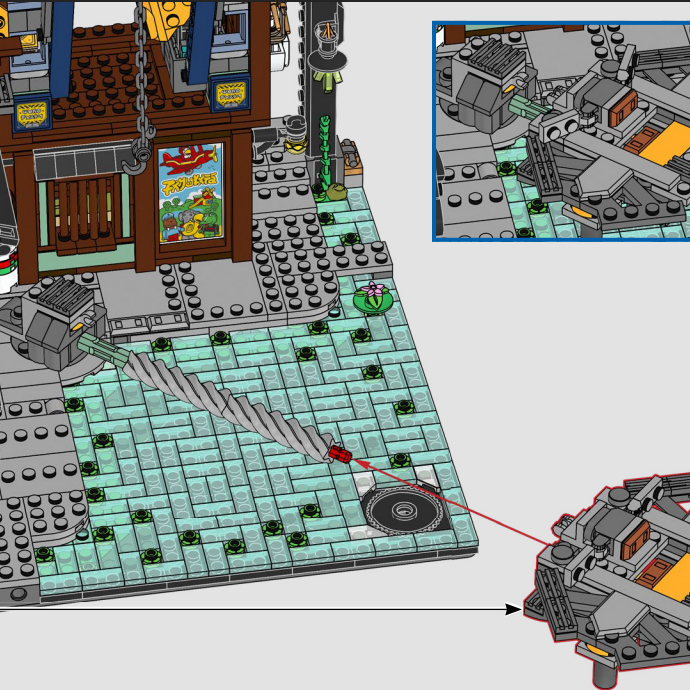Robot Repair Factory Building  - Lego Set Technic ulasan dan harga