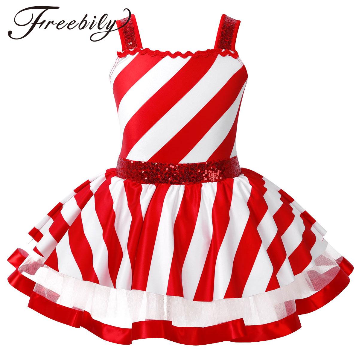 Girls Christmas Candy Cane Cos - Elf Costume Christmas ulasan dan harga
