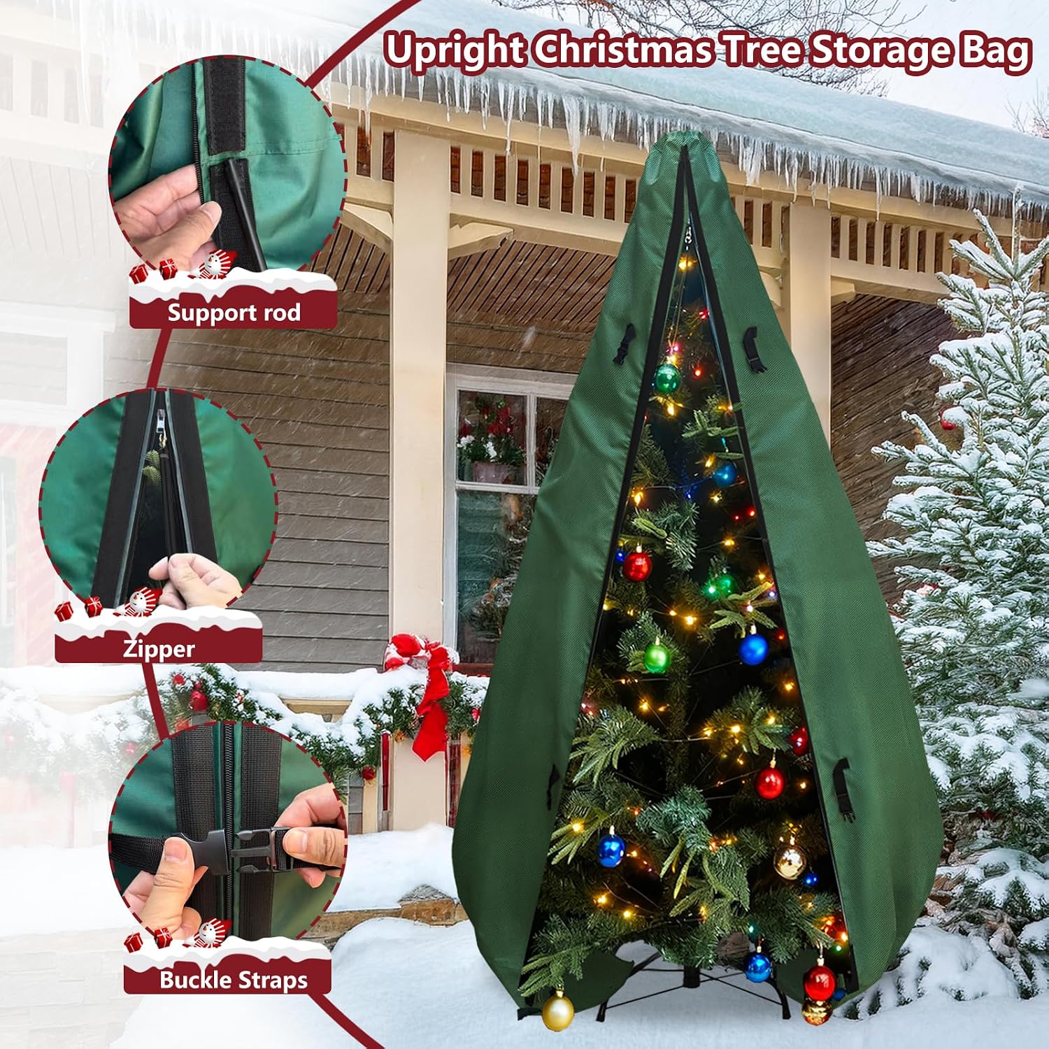 Upright Christmas Tree Storage - Christmas Tree Artificial ulasan dan harga
