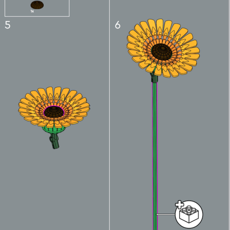 Lush Bouquet Building Blocks S - Lego Set Technic ulasan dan harga